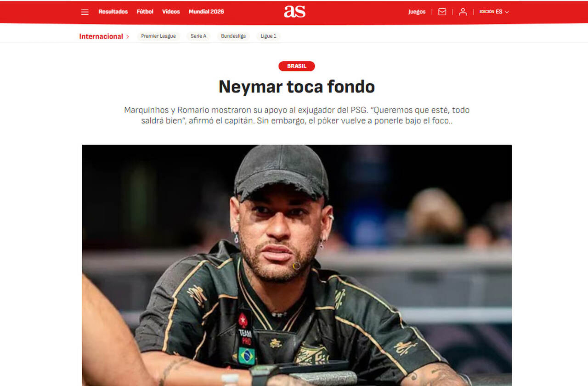Como maratona de p&ocirc;quer de Neymar repercutiu entre f&atilde;s e m&iacute;dia europeia; veja