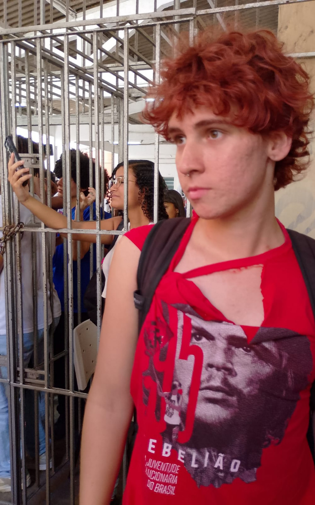 Marissol, estudante agredida por policial em escola estadual da Zona Sul - Reginaldo Pimenta/Agência O DIA