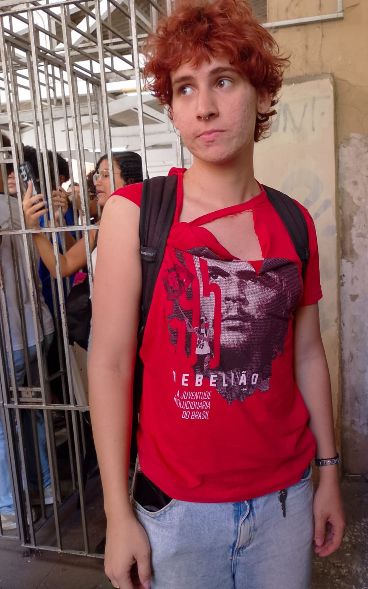 Marissol, estudante agredida por policial em escola estadual da Zona Sul - Reginaldo Pimenta/Agência O DIA