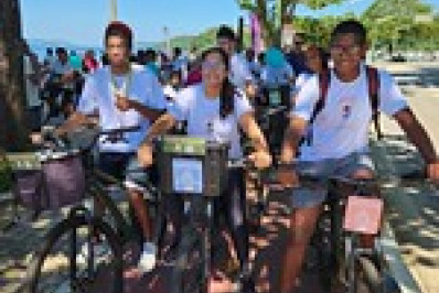 Pedalada Down promove a inclusão em Angra