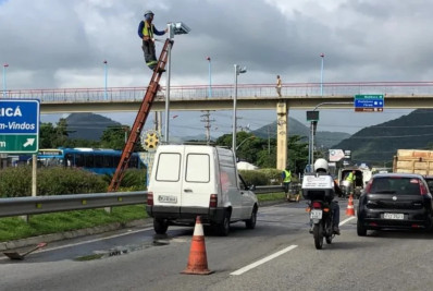 DER-RJ inicia instalação de radares na RJ-104 e RJ-106