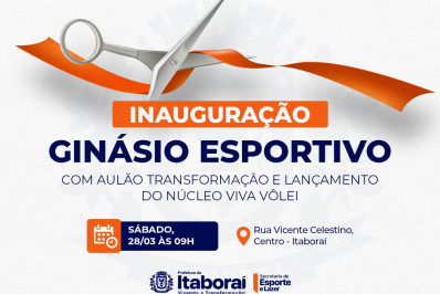 Novo ginásio esportivo de Itaboraí será inaugurado próximo sábado
