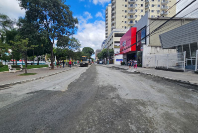 GAP 3 avança no Centro e Prefeitura inicia pavimentação provisória para melhorar mobilidade