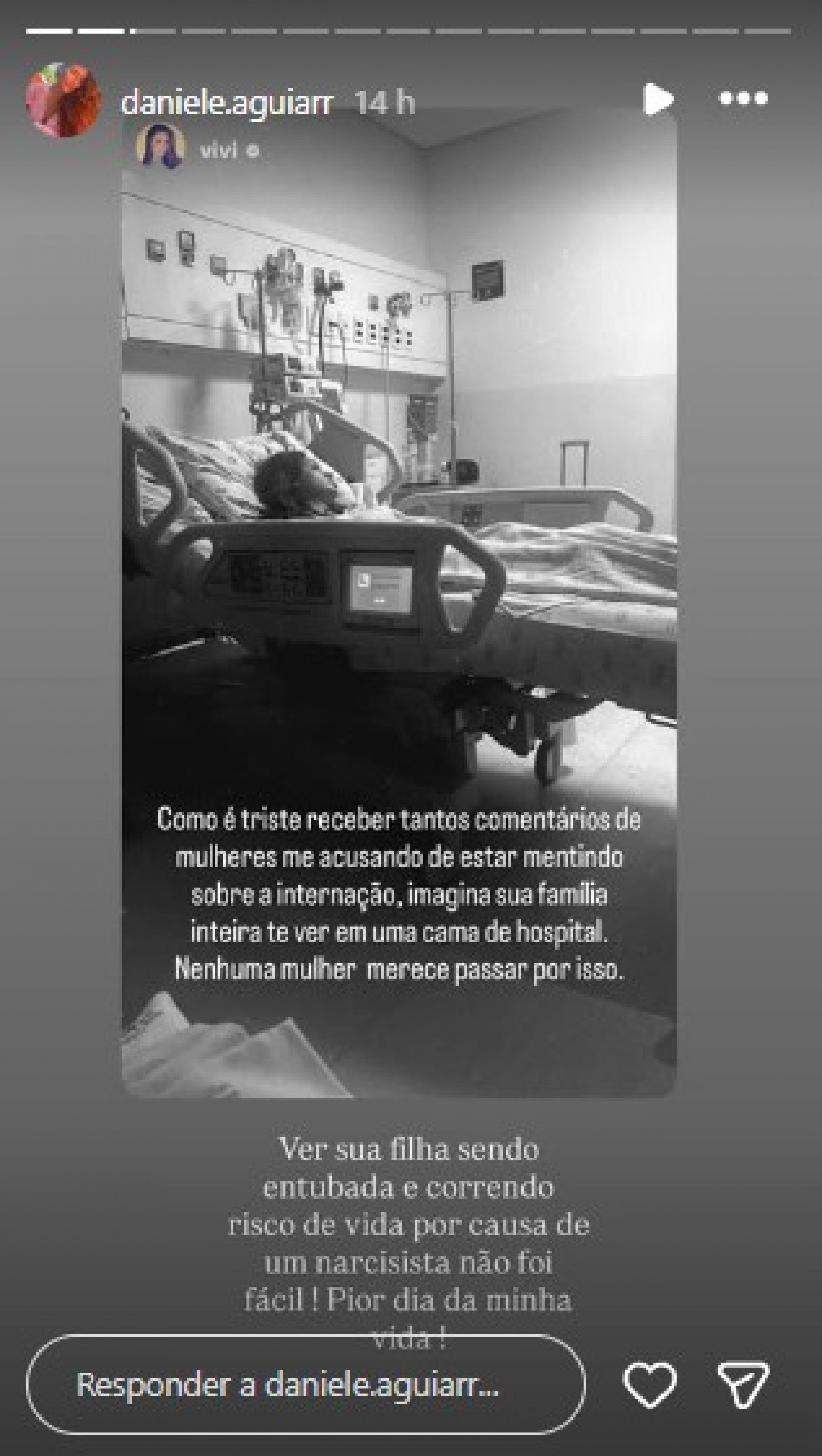 Mãe de Vivi Wanderley, Daniele Aguiar detona Juliano Floss - Reprodução / Instagram