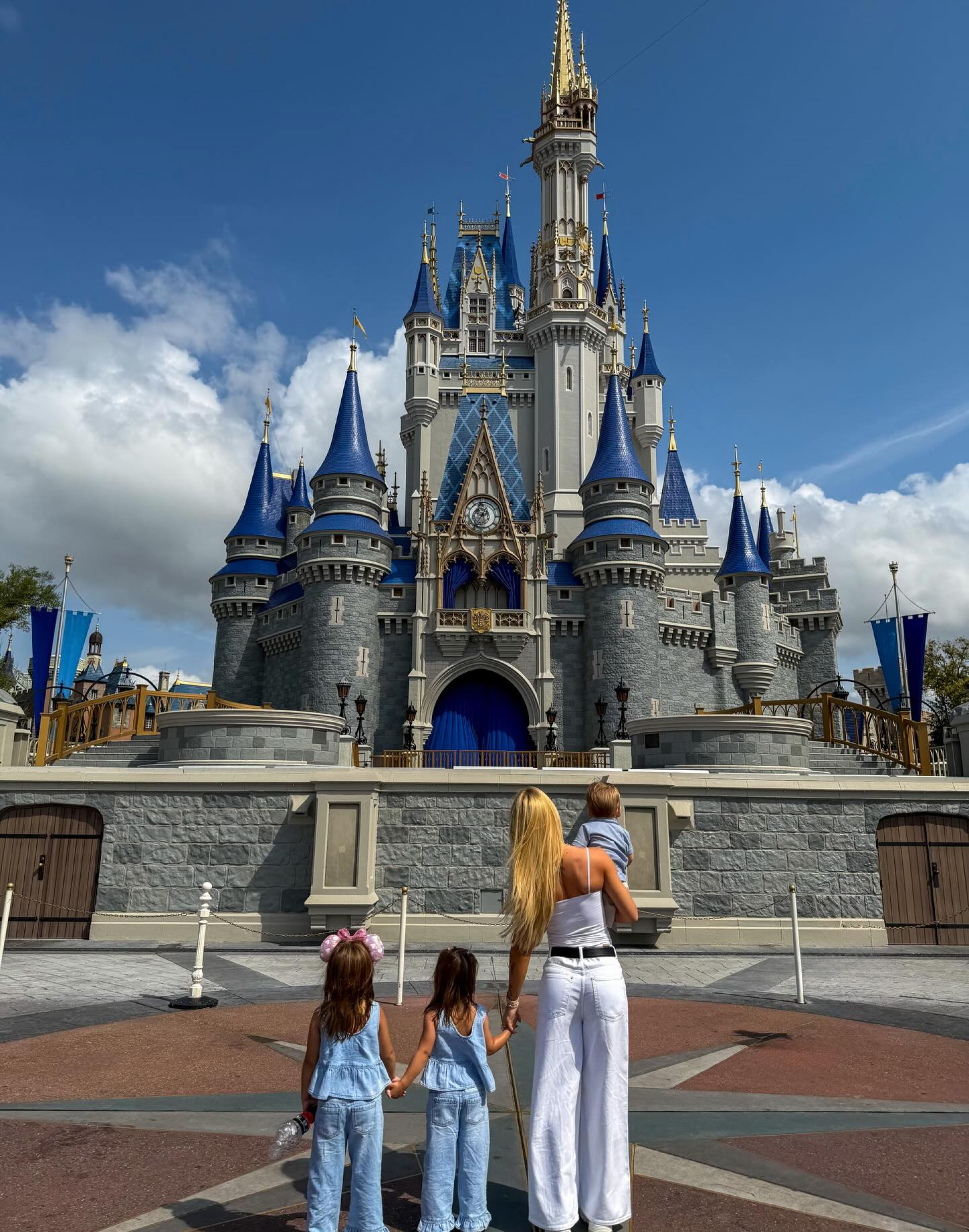 Virginia compartilha registros de viagem com os filhos em Orlando