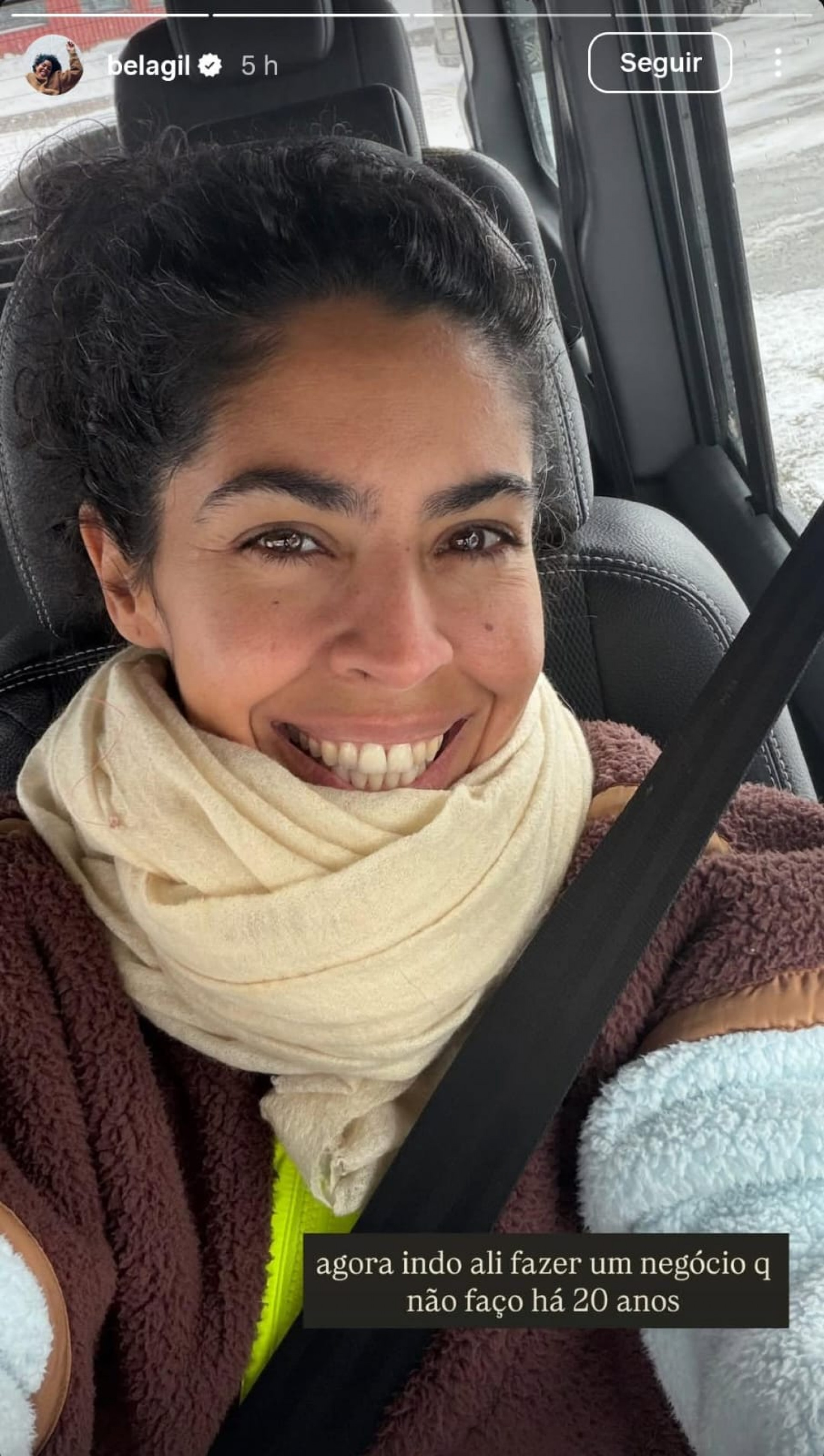 Bela Gil conta que vai voltar a esquiar após 20 anos - Reprodução de vídeo / Instagram