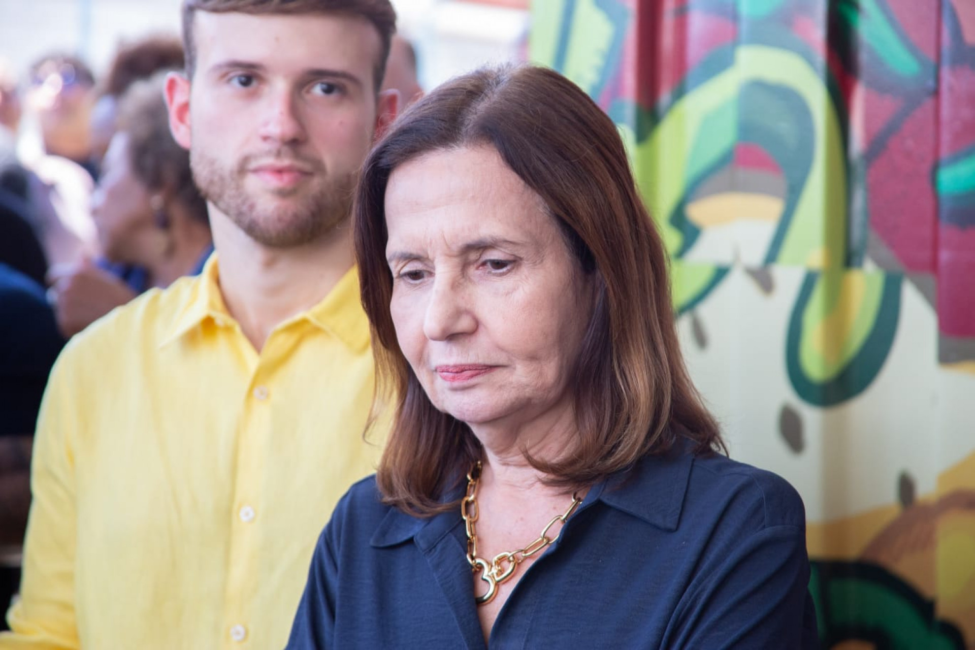 Secretária Martha Rocha participou da inauguração do Banco de Alimentos - Érica Martin / Agência O Dia