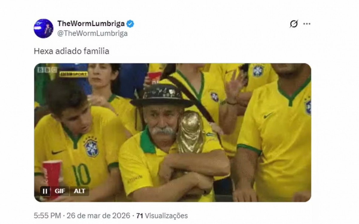 Derrota do Brasil para a França rendeu memes