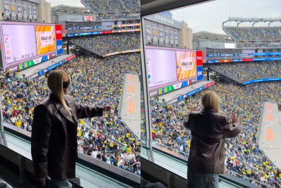 Virginia Fonseca é ovacionada por torcedores em jogo do Brasil em Boston