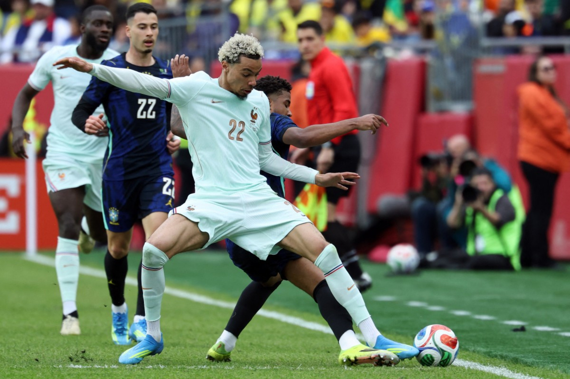 Brasil e França se enfrentaram em Boston - AFP