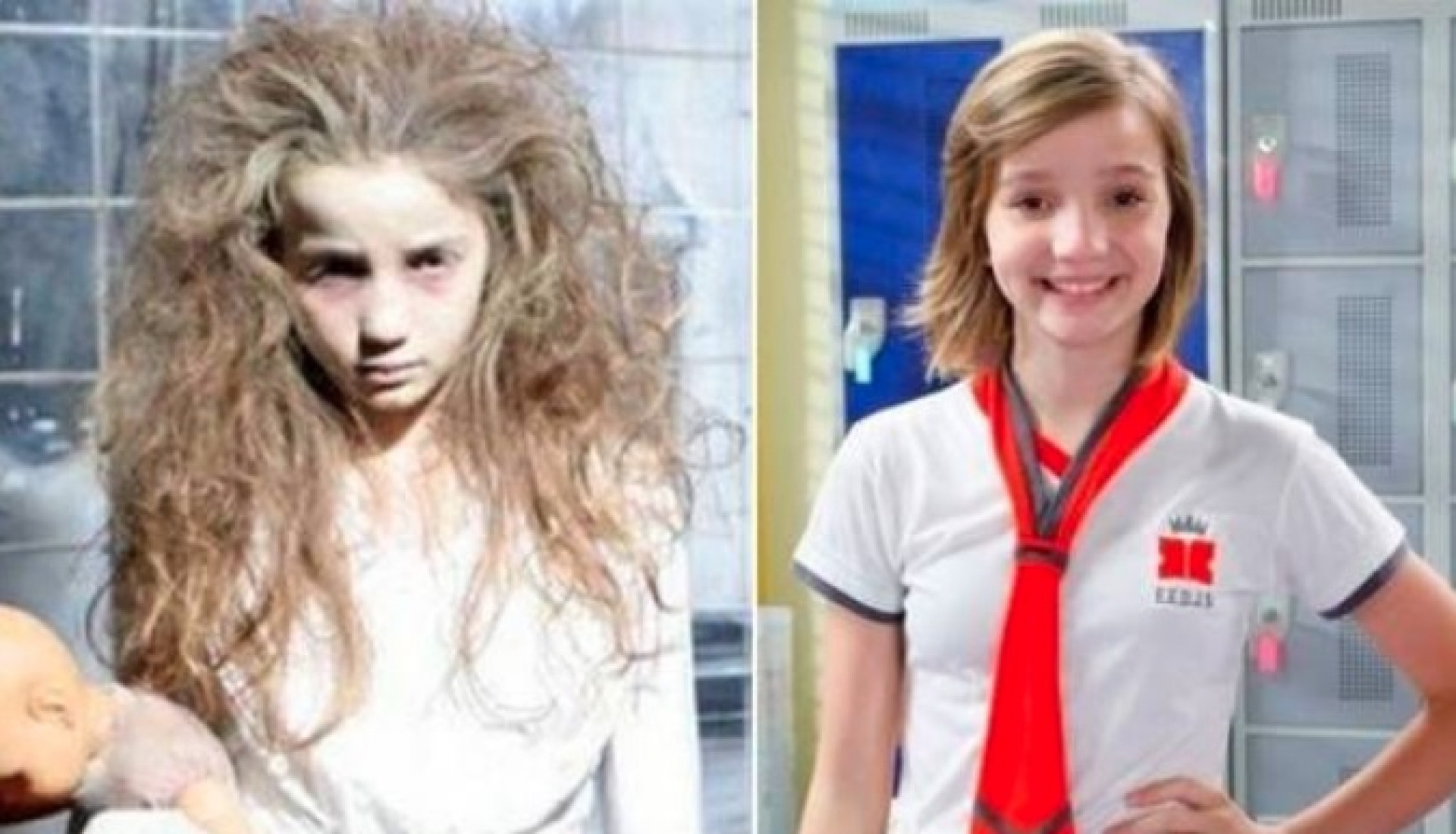 Anna como a 'menina-fantasma' das pegadinhas do 