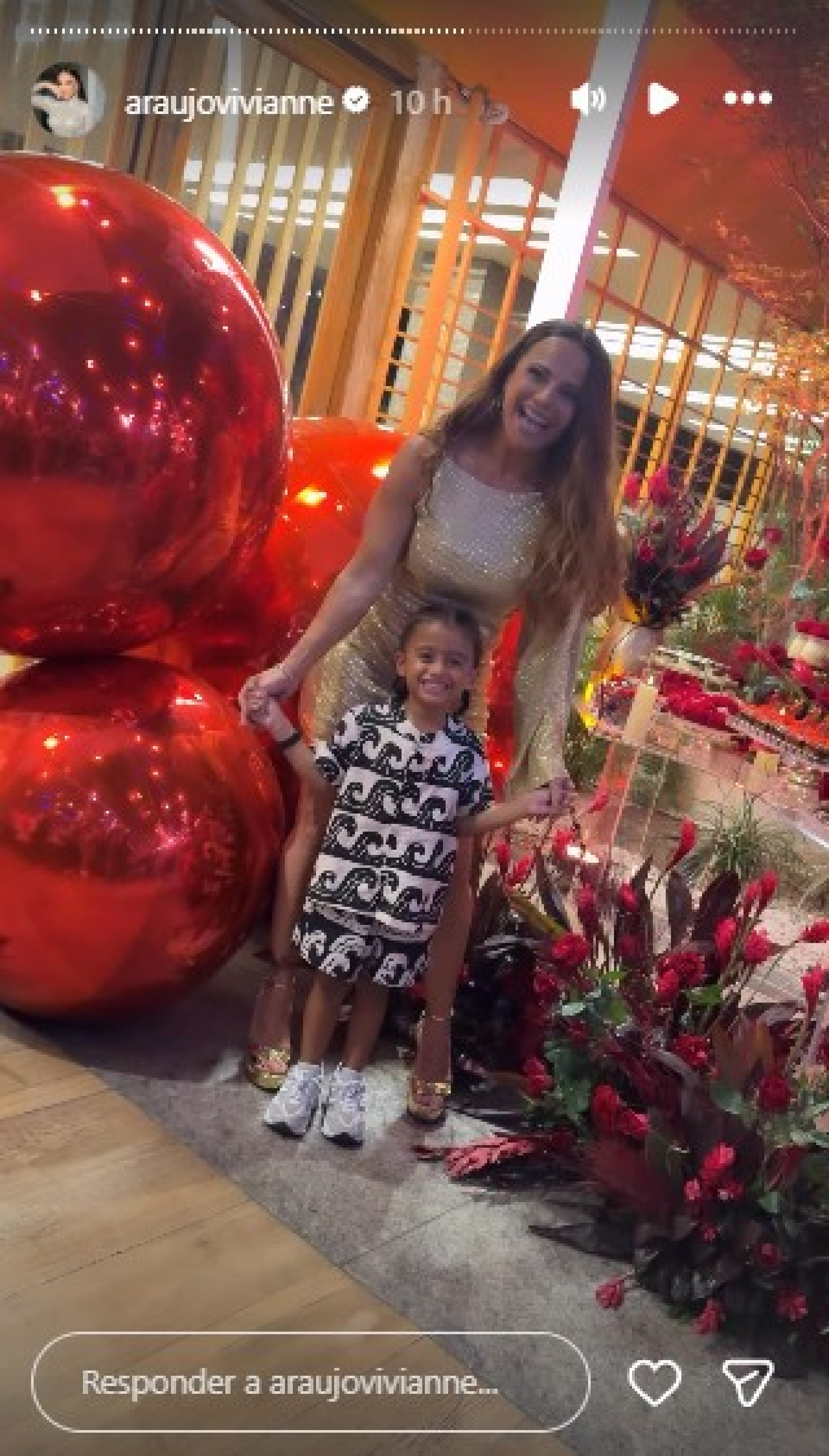 Viviane Araujo e o filho, Joaquim - Reprodução de vídeo / Instagram