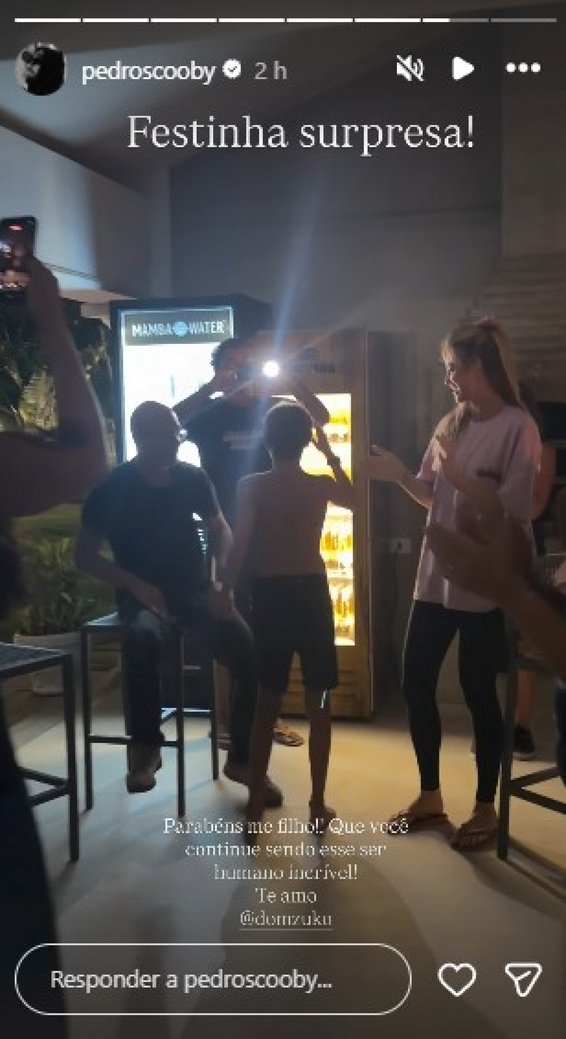 Pedro Scooby celebra aniversário do primogênito com Luana Piovani, Dom - Reprodução de vídeo / Instagram