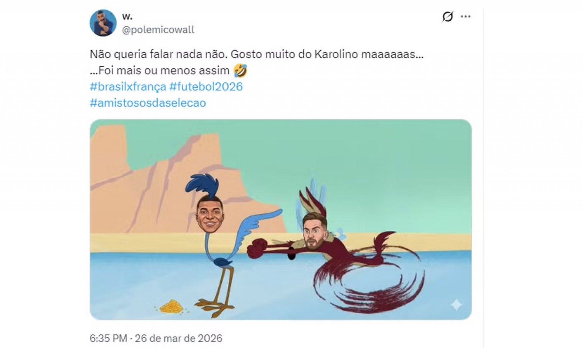 Derrota do Brasil para a França rendeu memes - Reprodução