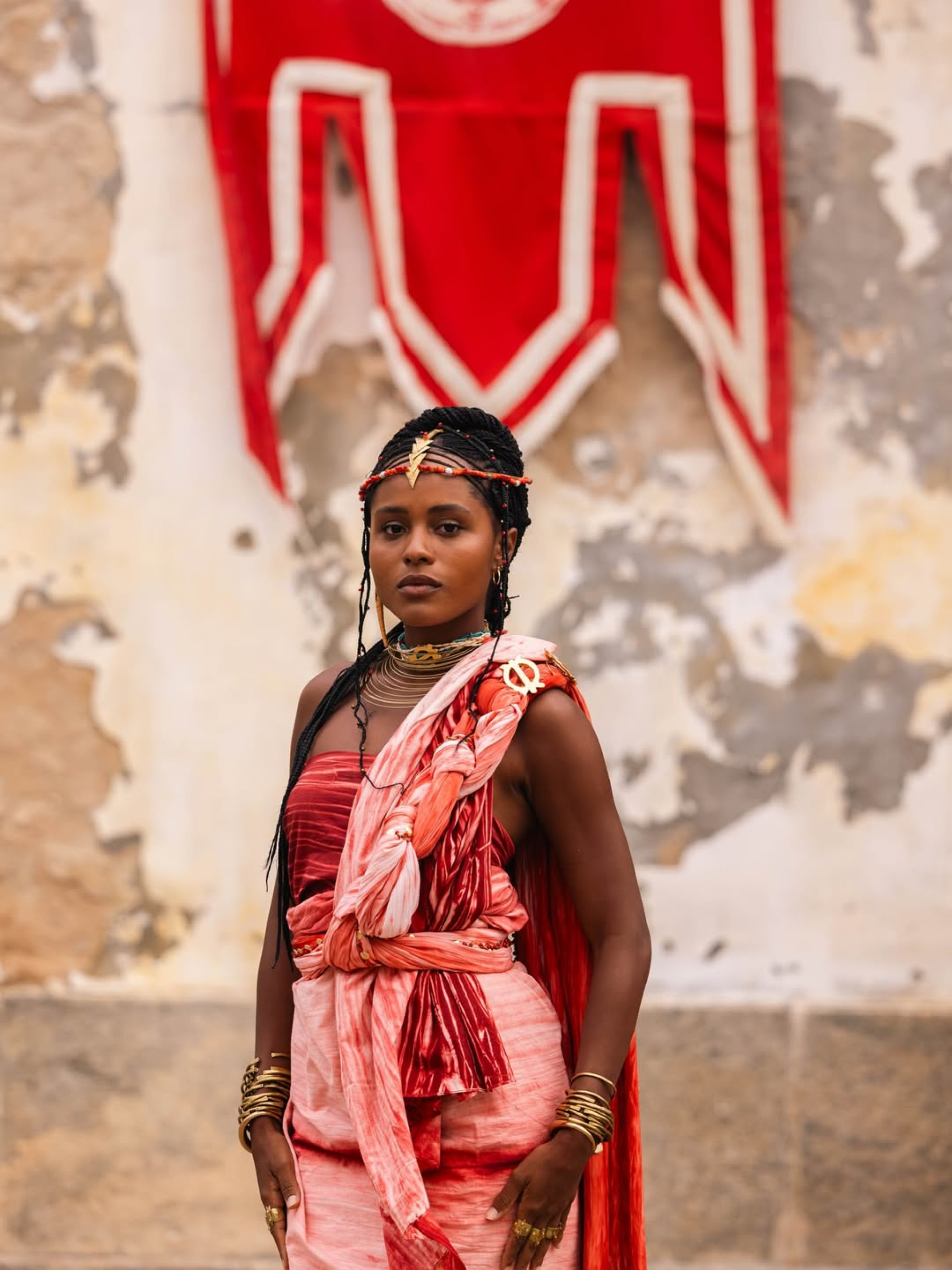 Duda Santos como Alika em 'A Nobreza do Amor' - Reprodução / Instagram