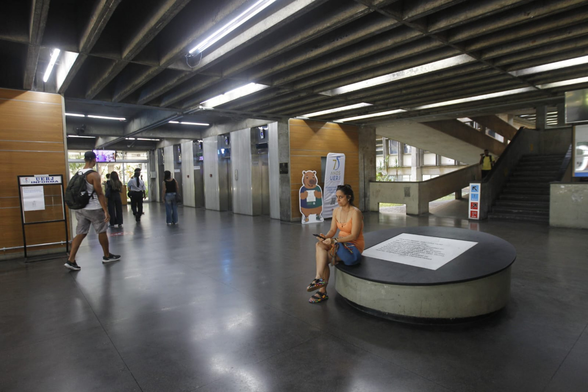 Campus Maracanã da Uerj registra baixa movimentação após greve de docentes - Reginaldo Pimenta / Agência O Dia