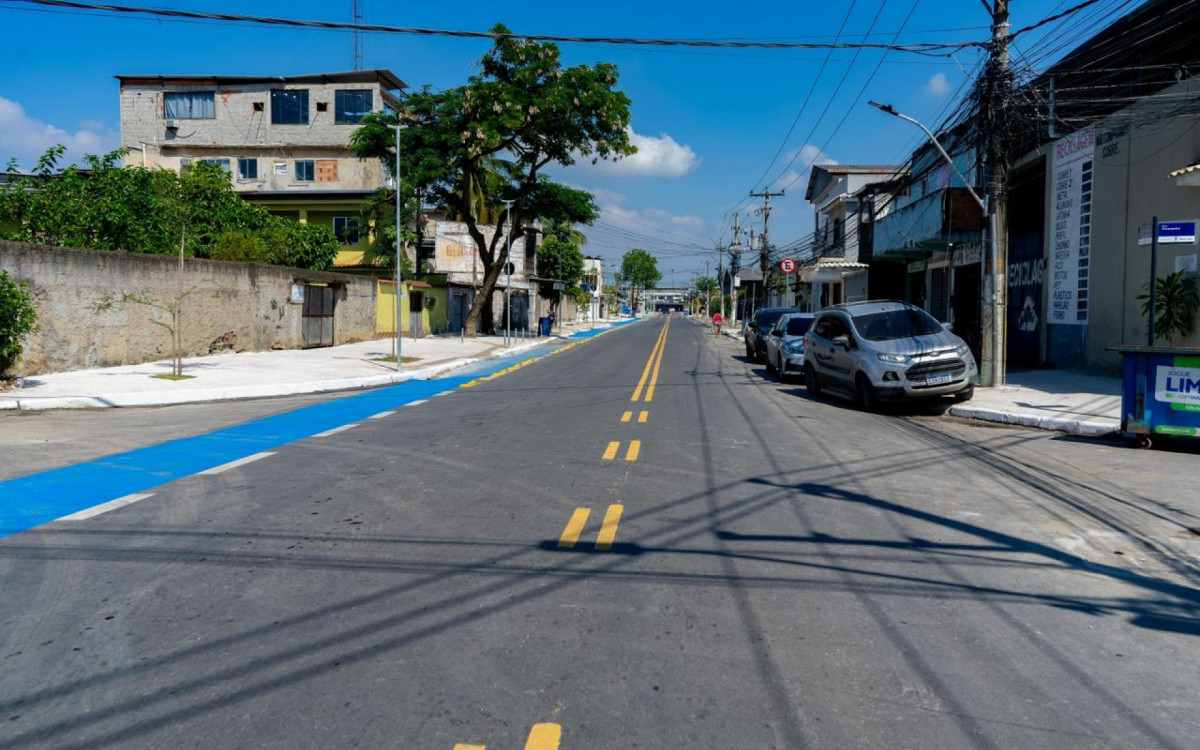 Sarapuí, em Caxias, ganha urbanização e nova ciclovia
