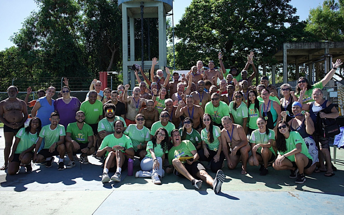 Evento reuniu cerca de 150 participantes e promove esporte, saúde e integração entre alunos com mais de 60 anos