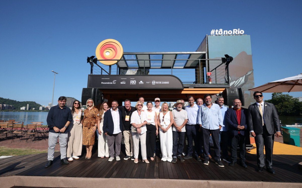 Autoridades abrem a ExpoRio 2026 com o cen&aacute;rio ic&ocirc;nico da Lagoa Rodrigo de Freitas - Eduardo Uzal / Ag&ecirc;ncia O Dia