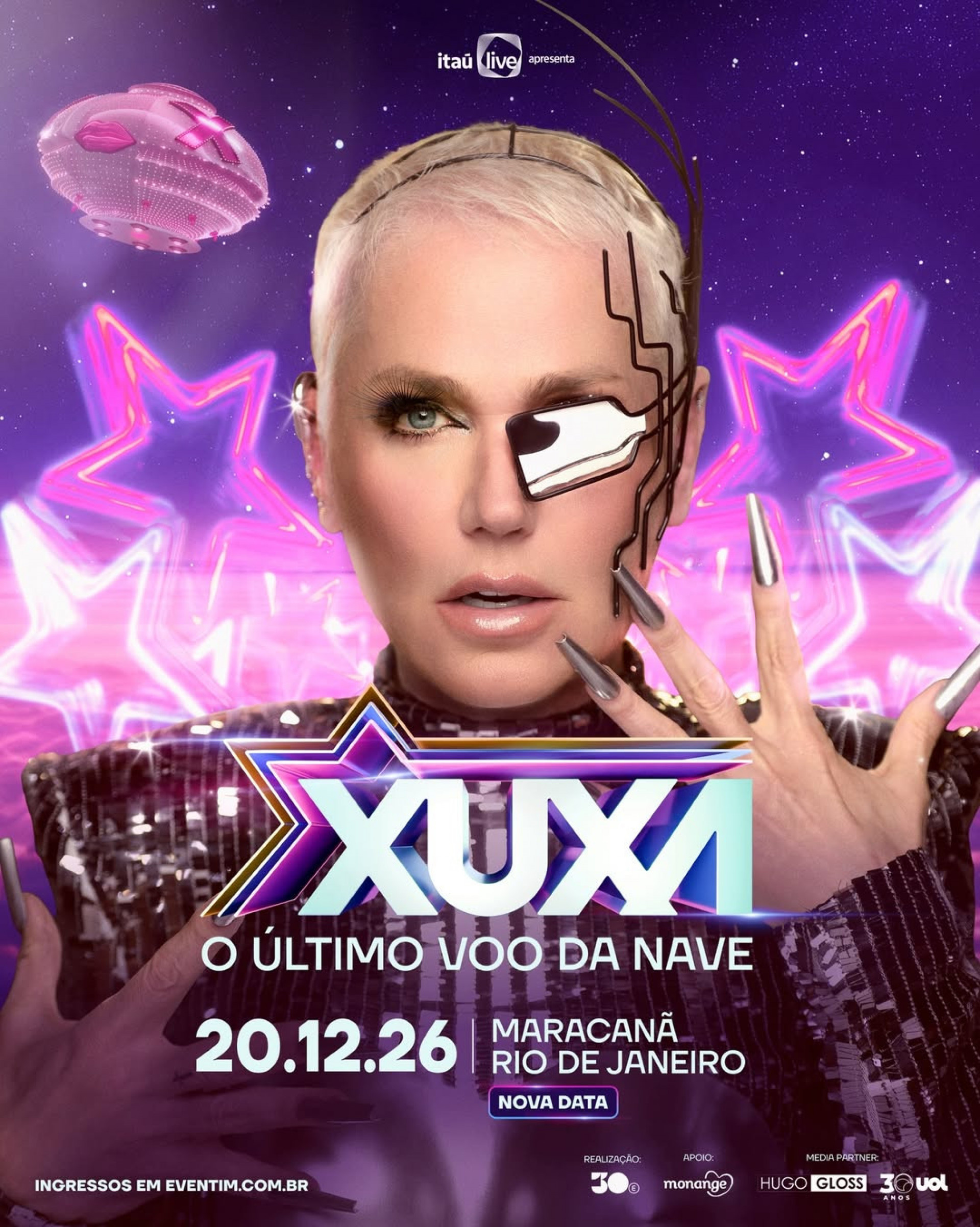 Xuxa anuncia show no Maracanã 