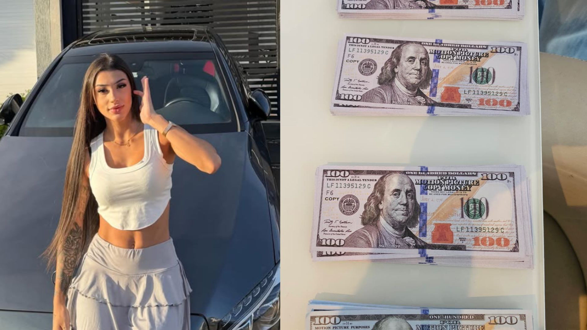 Influencer Bia Miranda é alvo de operação da Polícia Civil por promover jogos ilegais com dólares de mentira