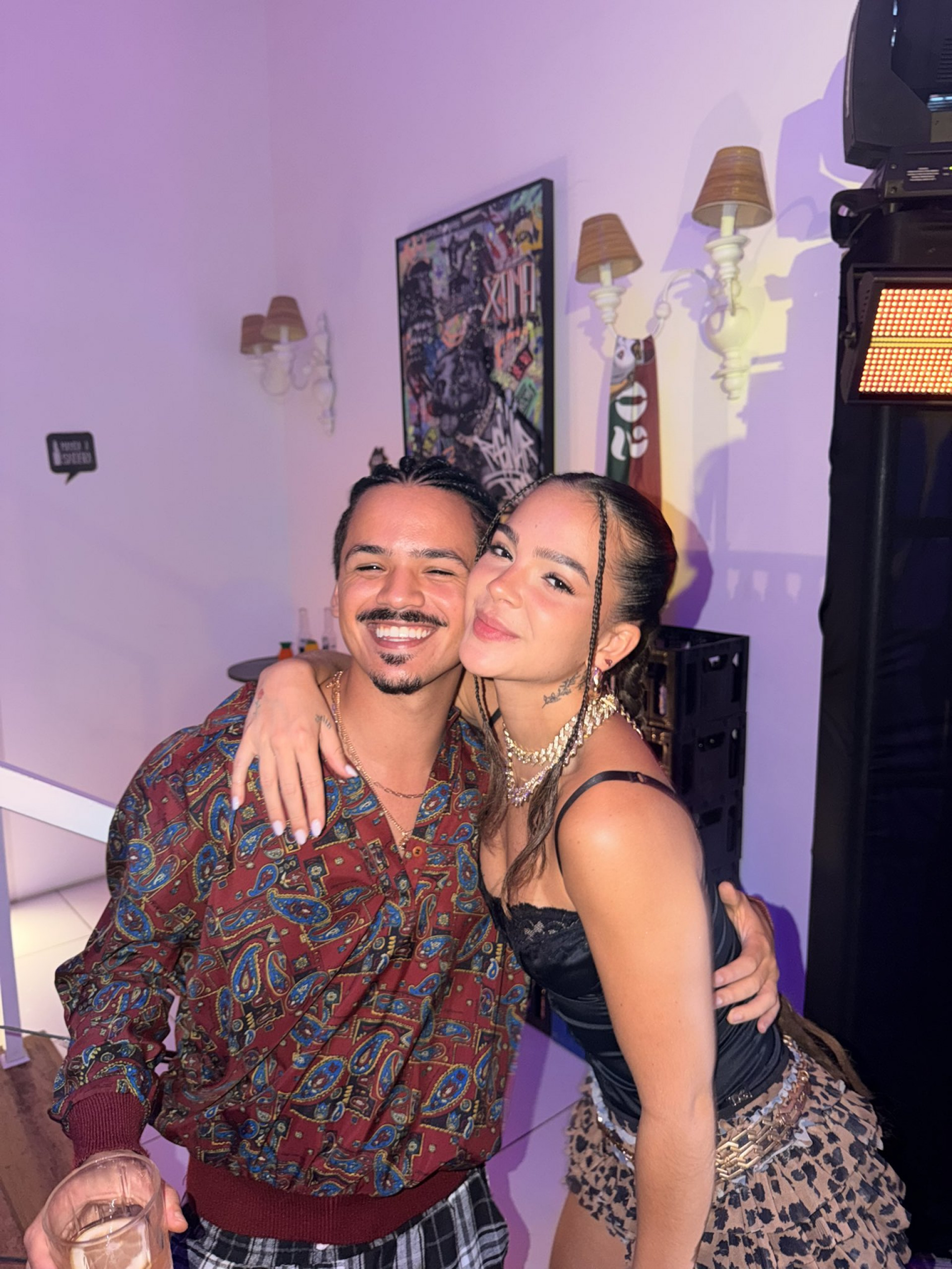 Lucas Righi e Mel Maia brincam com semelhança física entre os dois - Reprodução x