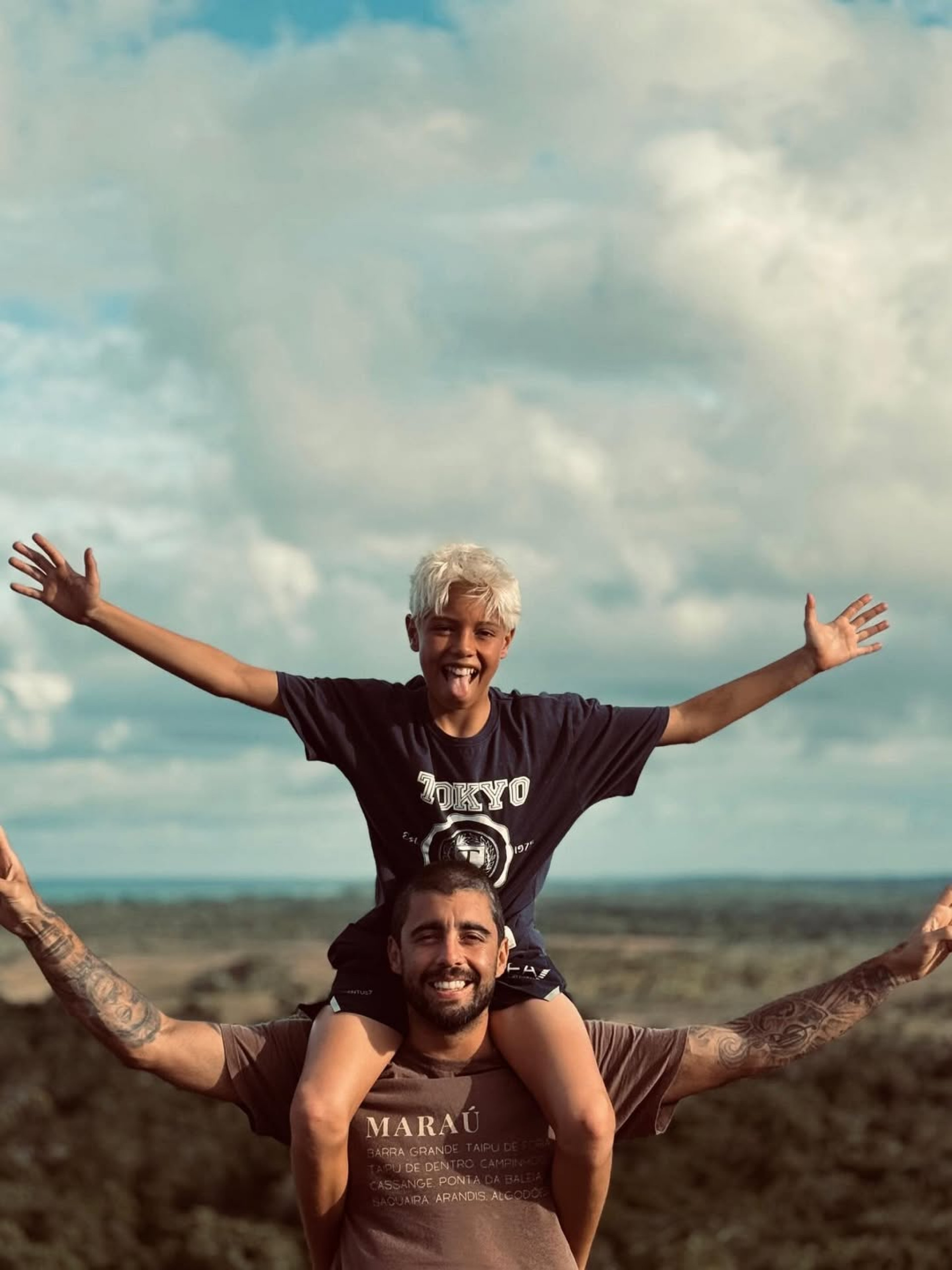 Pedro Scooby e o filho Dom - Reprodução / Instagram