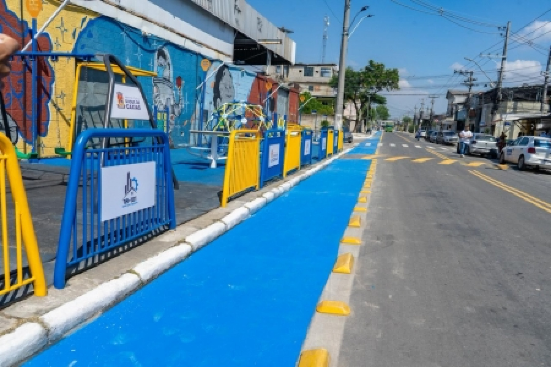 Sarapuí, em Caxias, ganha urbanização e nova ciclovia