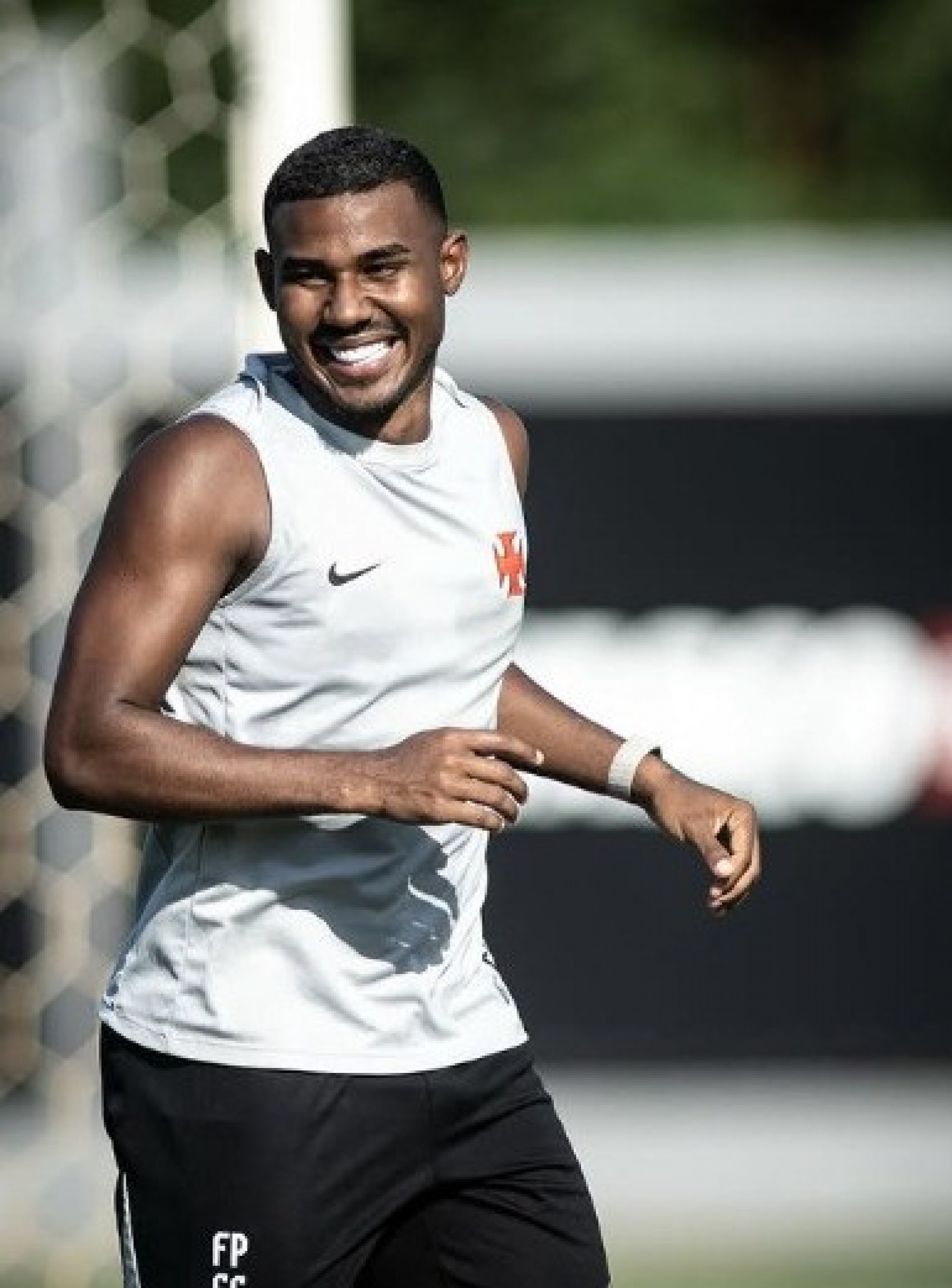 Cuiabano em treino do Vasco