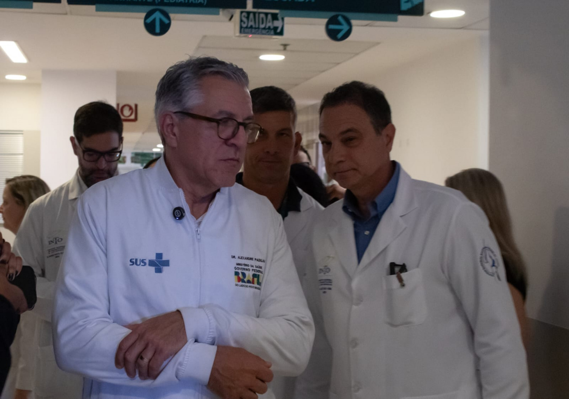 Ministro da Saúde, Alexandre Padilha visita novas instalações do Instituto Nacional de Traumatologia e Ortopedia (Into) - Érica Martin / Agência O Dia