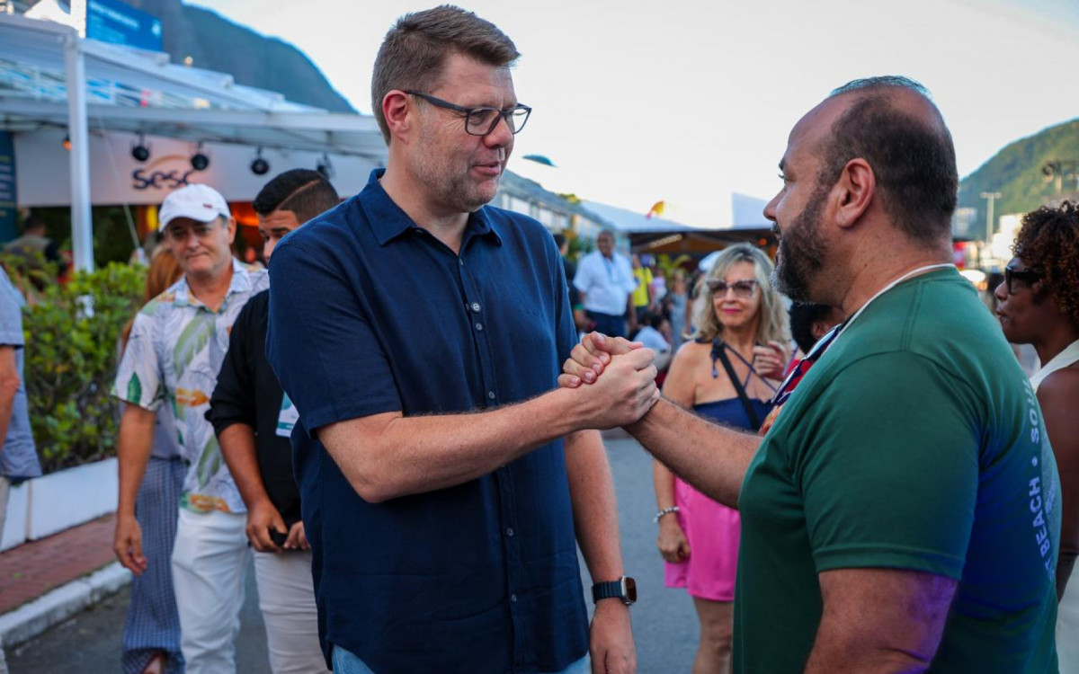 Gustavo Tutuca marcou presença na ExpoRio