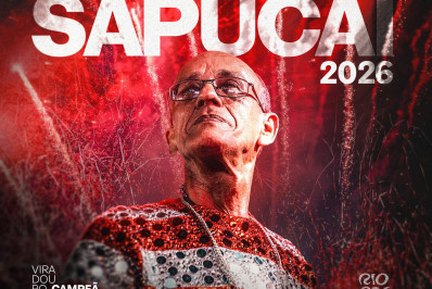 Mestre Ciça estampa capa do álbum com as versões ao vivo dos sambas do Grupo Especial