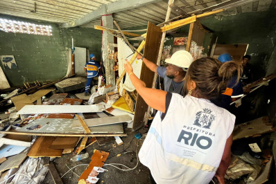 Construção ociosa na Penha é demolida para implantação de ecoponto