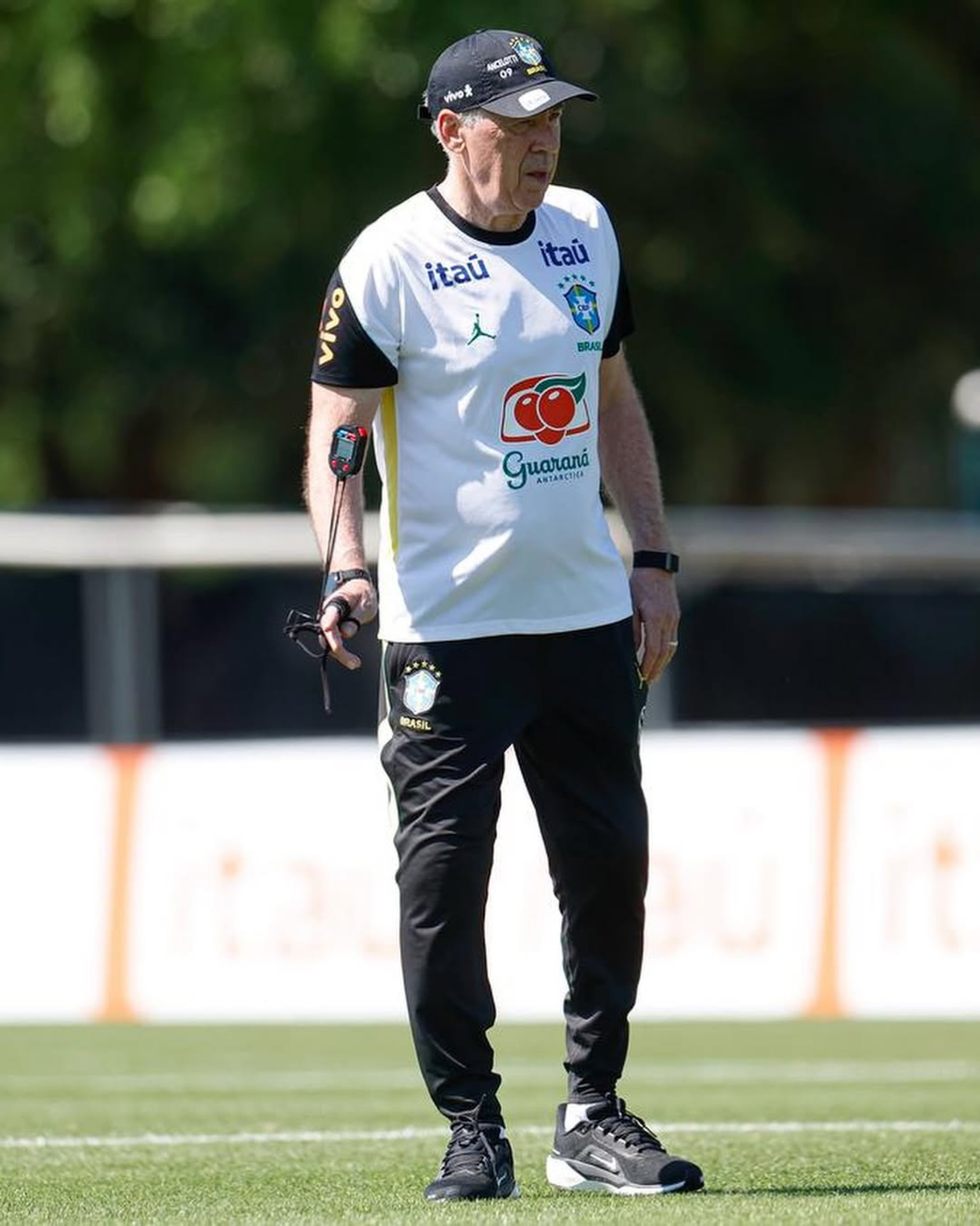 Carlo Ancelotti &eacute; o t&eacute;cnico da sele&ccedil;&atilde;o brasileira - Rafael Ribeiro / CBF