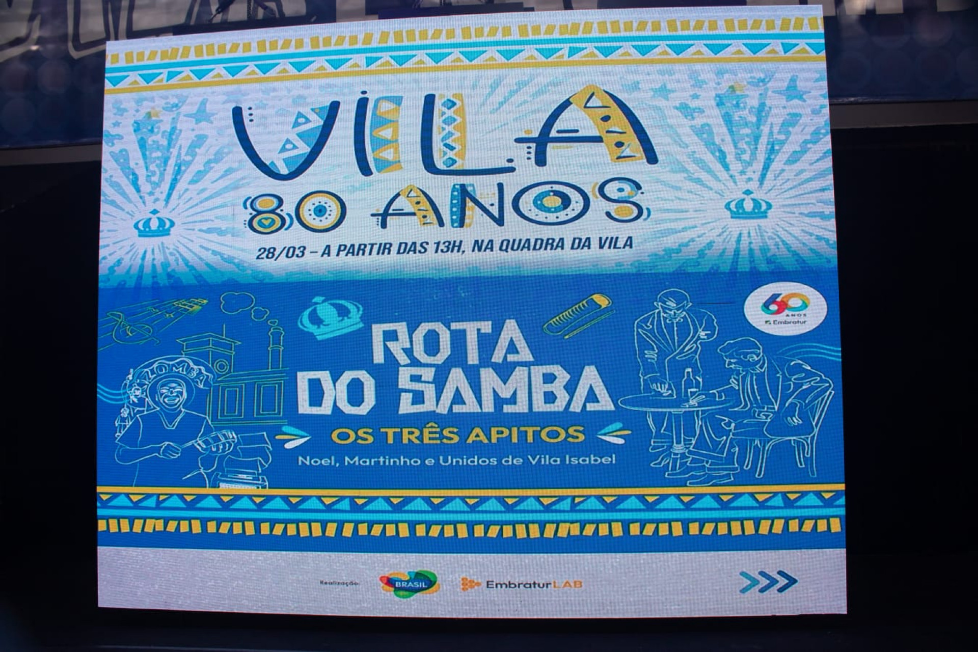 Vila Isabel ganhou um roteio cultural voltado ao turismo - Érica Martin / Agência O Dia