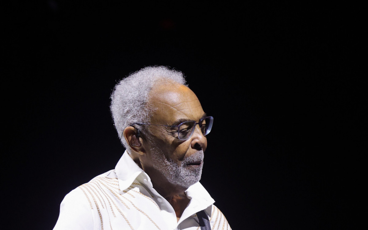 Gilberto Gil no encerramento da turn&ecirc; Tempo Rei
