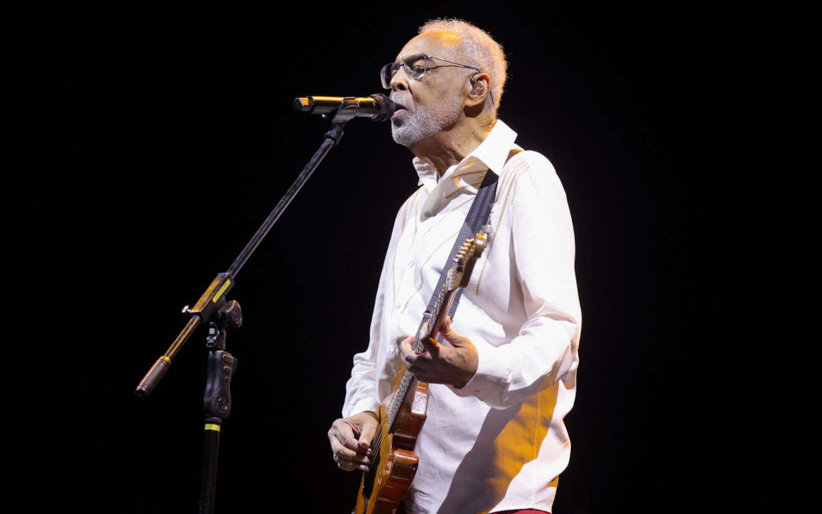 Gilberto Gil no encerramento da turn&ecirc; Tempo Rei