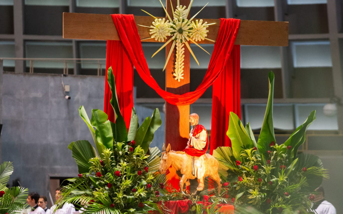 Dom Orani celebra Domingo de Ramos na Catedral