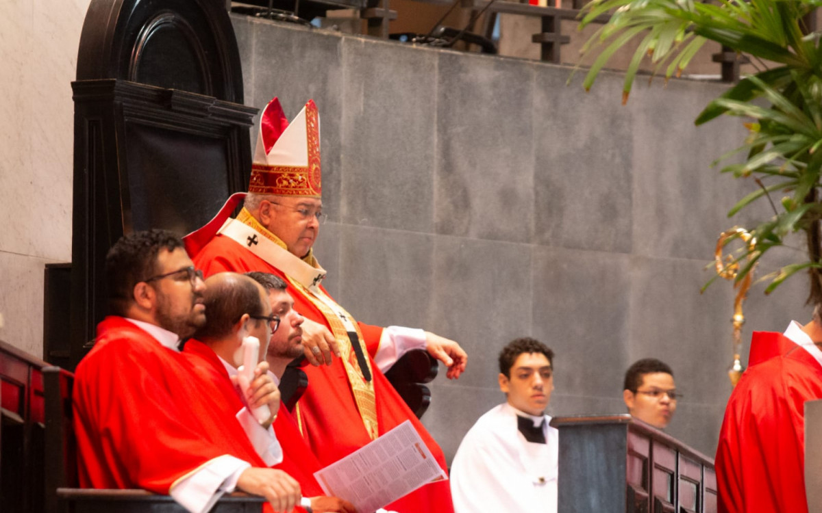Dom Orani celebra Domingo de Ramos na Catedral