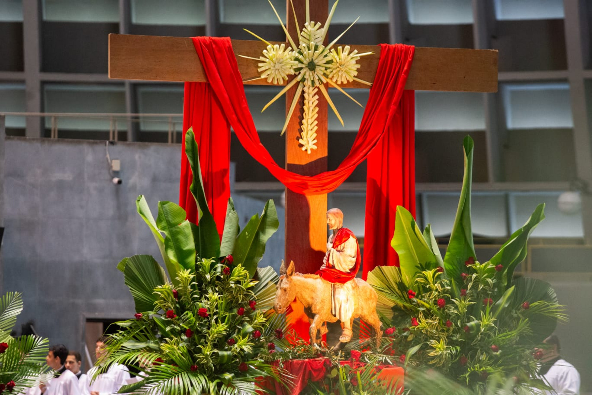 Dom Orani celebra Domingo de Ramos na Catedral - Érica Martin/Agência O DIA
