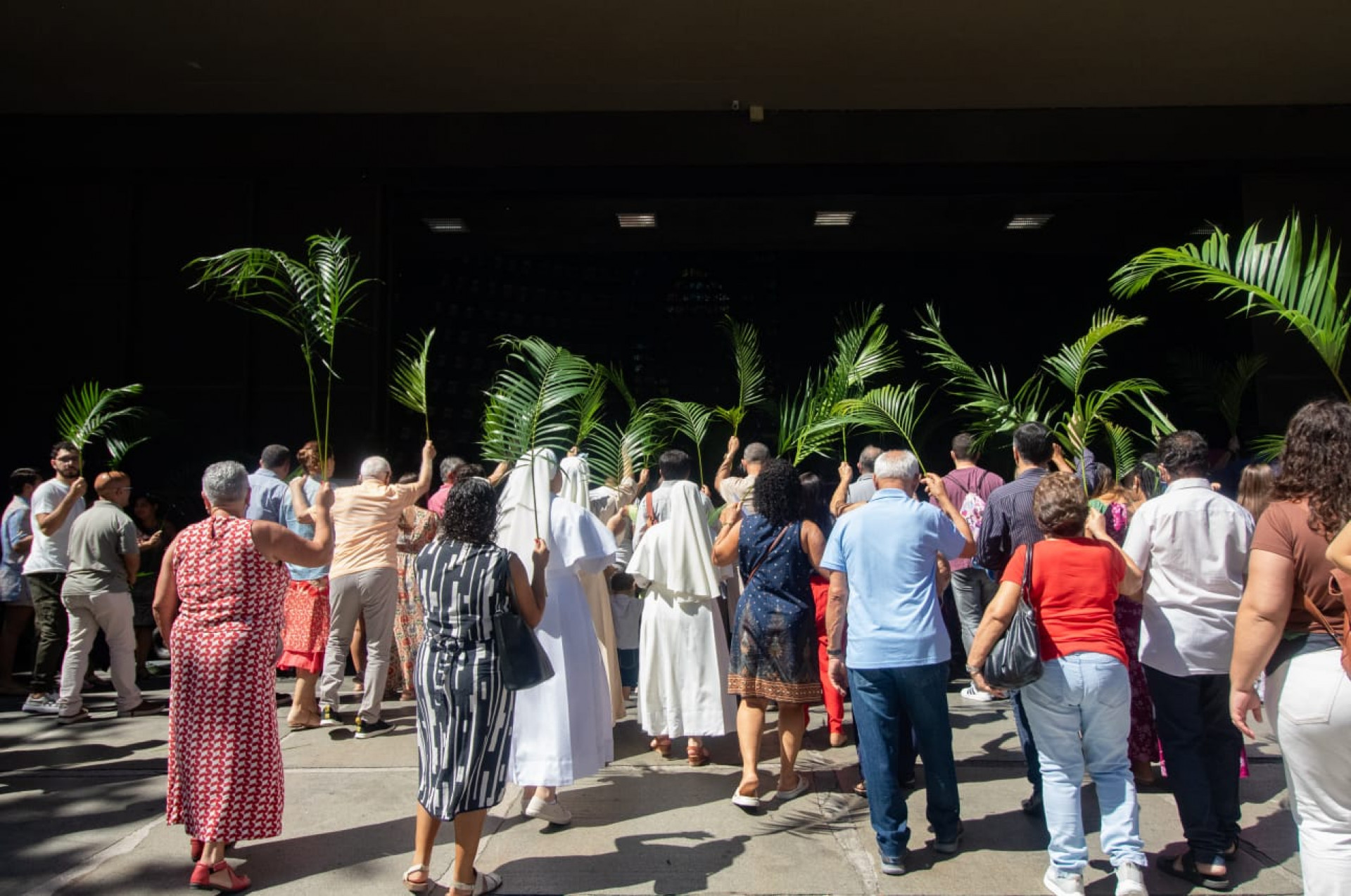 Dom Orani celebra Domingo de Ramos na Catedral - Érica Martin/Agência O DIA