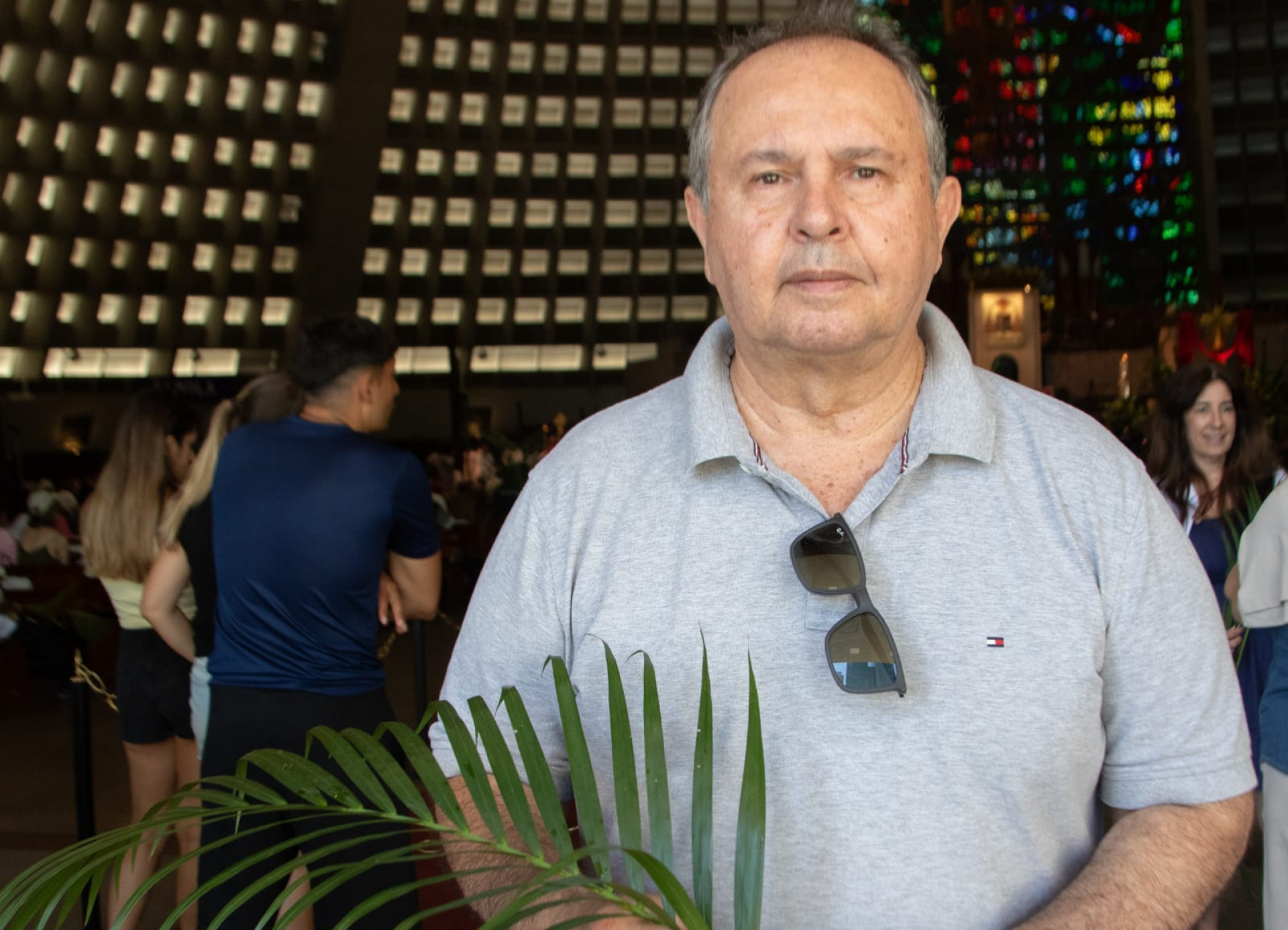 Para Danilo Witcher, 64 anos, o ano só começa depois da Páscoa - Érica Martin/Agência O DIA