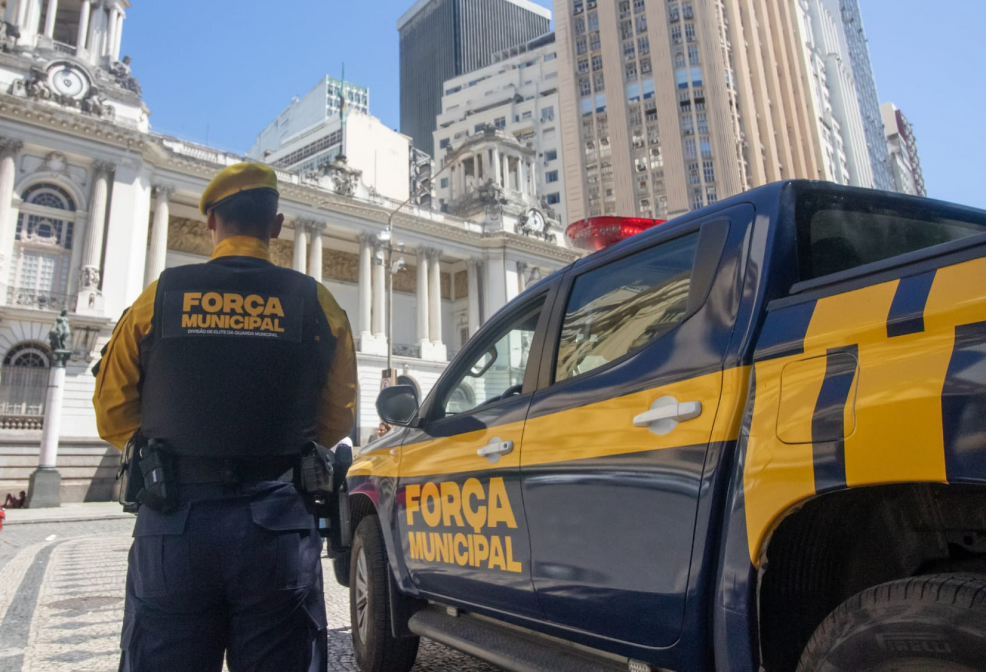 Força Municipal iniciou atuação no Centro do Rio - Érica Martin / Agência O Dia