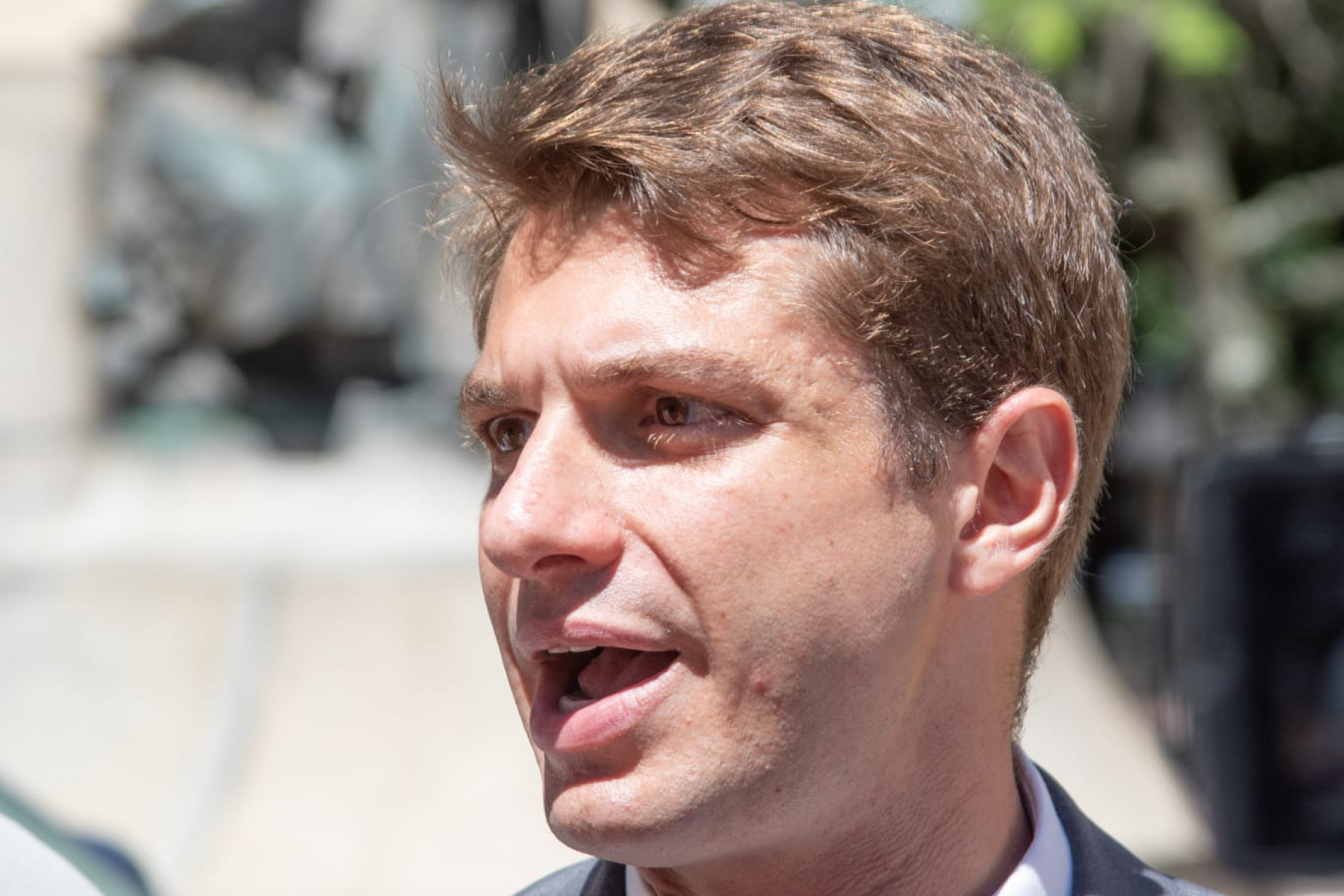 Brenno Carnevale acompanhou a atuação da Força Municipal no Centro - Érica Martin / Agência O Dia