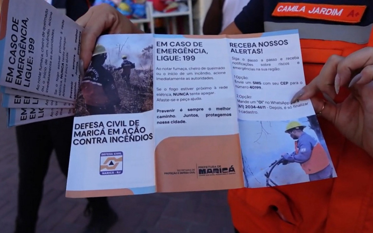 Prefeitura de Maricá promove campanha de prevenção a incêndios urbanos e ambientais