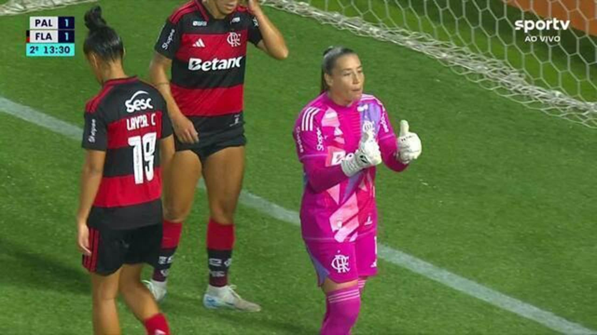 Palmeiras empata com o Flamengo e reassume a ponta do Brasileiro feminino
