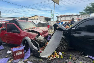 Acidente entre carros deixa um morto e dois feridos no RN