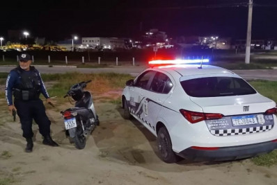 Guarda Municipal prende suspeito e recupera moto em São Pedro da Aldeia