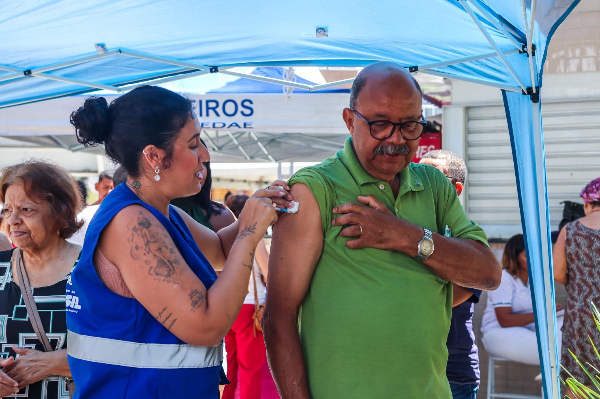 Dia D de Vacinação é sucesso em Barra do Piraí e mais de 1400 pessoas se imunizam contra influenza