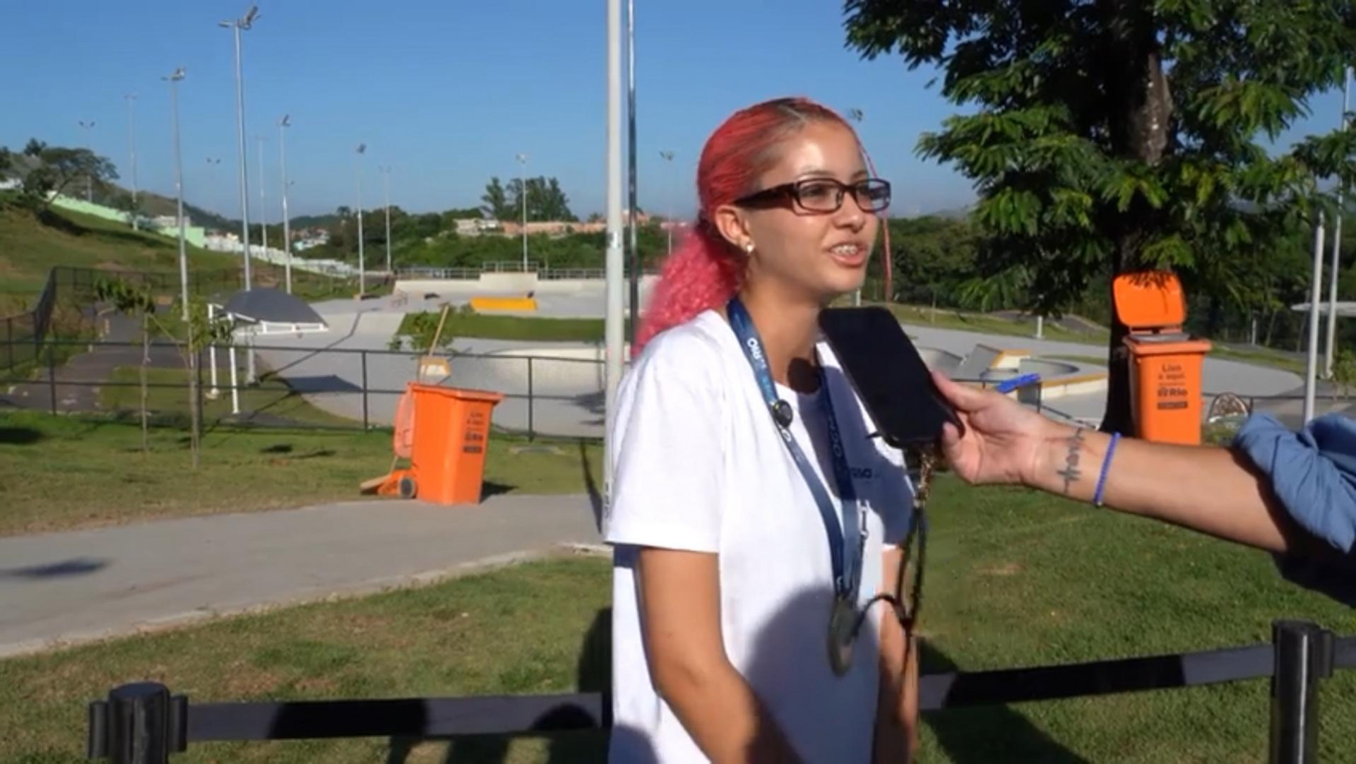 Isabelle Vitória, de 14 anos, ganhou ouro e viagem após destaque na OCM - Luísa Ruas/Prefeitura do Rio